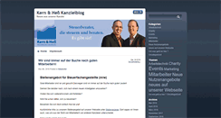 Desktop Screenshot of kanzleiblog.kern-hess.de