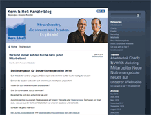 Tablet Screenshot of kanzleiblog.kern-hess.de